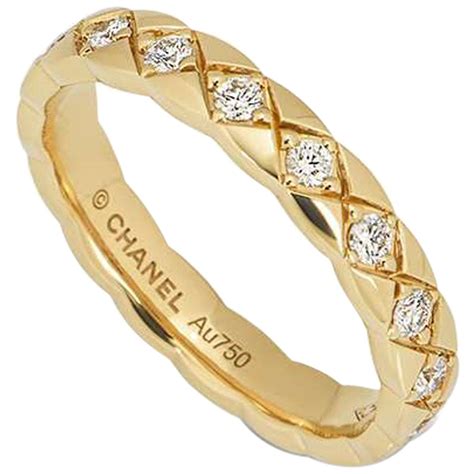 ring chanel gold|Chanel diamond rings for women.